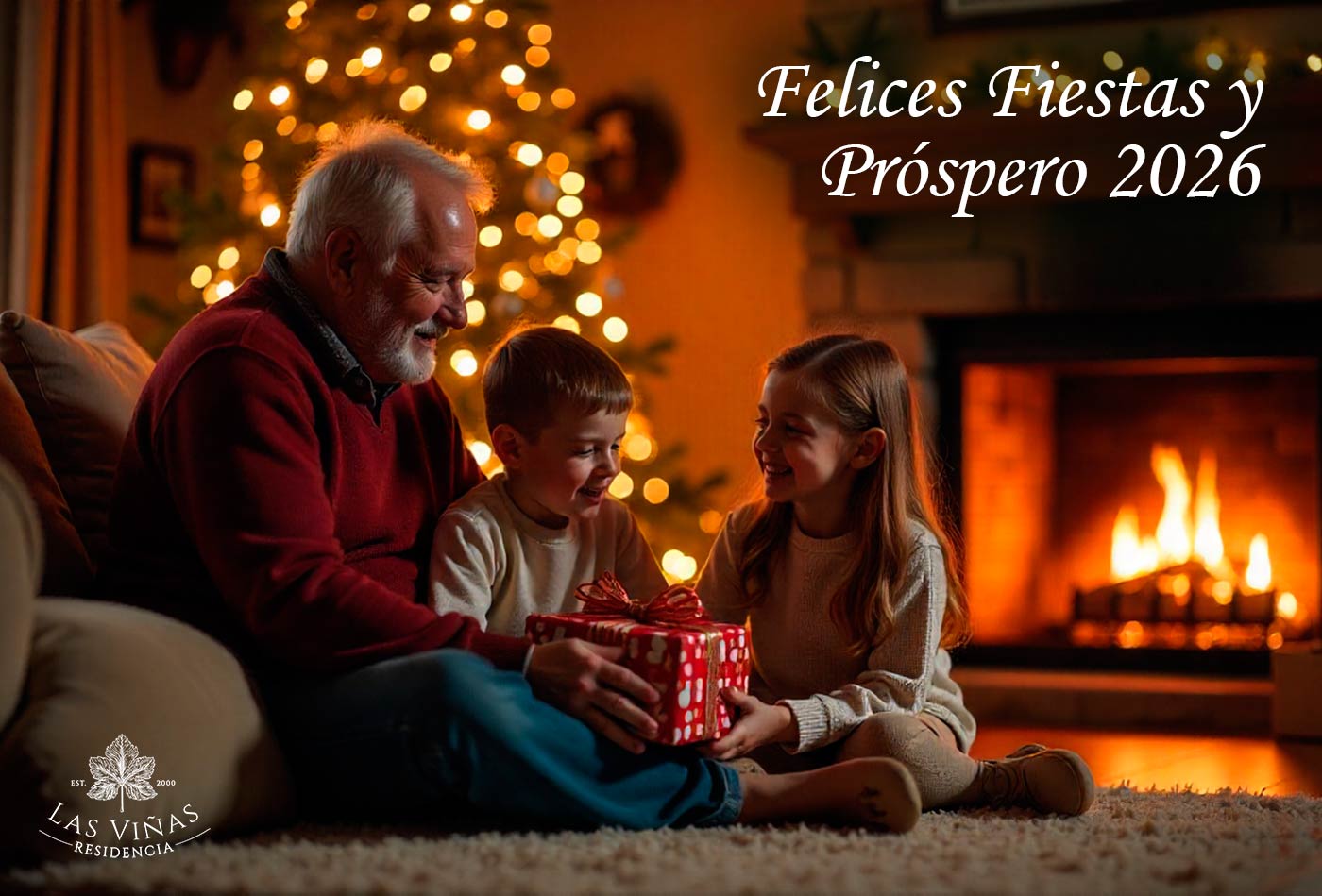 Felices Fiestas y Próspero 2026. Residencia Las Viñas
